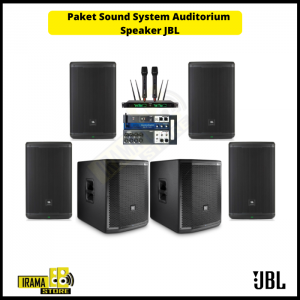 Paket Auditorium  speaker JBL EON715 - 4 Speaker dan Subwoofer